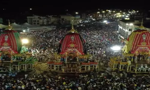 Puri Bahuda Yatra: तीनों रथ श्रीमंदिर सिंहद्वार पर पहुंचे