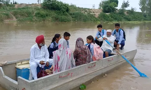 Haryana: मानसून के कारण सिरसा में घग्गर पुल का काम रुका