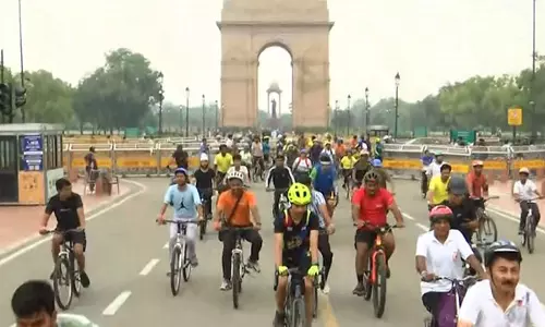 Delhi में RWA के साथ भागीदारी में फिट इंडिया संडे ऑन साइकिल का 30वां संस्करण आयोजित किया गया Delhi में RWA के साथ भागीदारी में फिट इंडिया संडे ऑन साइकिल का 30वां संस्करण आयोजित किया गया