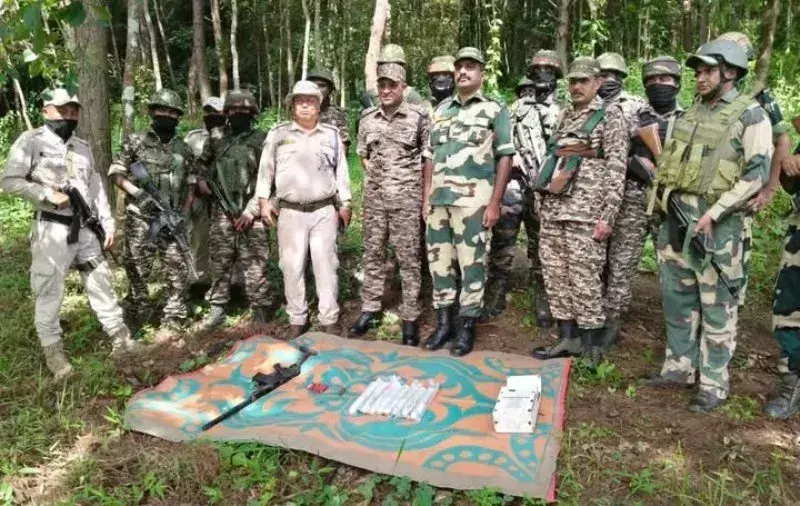 Manipur: सुरक्षा बलों ने उग्रवादियों के ठिकानों से भारी मात्रा में हथियारों का जखीरा जब्त