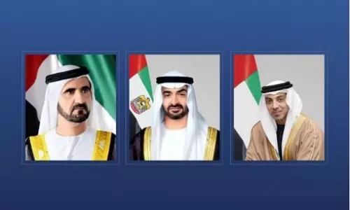 UAE राष्ट्रपति और उपराष्ट्रपति ने अल्जीरियाई राष्ट्रपति को स्वतंत्रता दिवस की बधाई दी