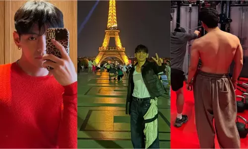 BTS के वी ने पेरिस का सपना जीया: शर्टलेस जिम की तस्वीर शेयर की