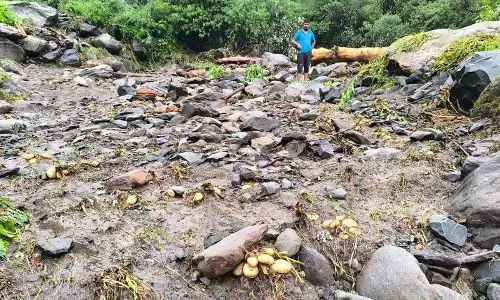 Swad village में बादल फटने से तबाही, लाहौल-स्पीति में चिनाब नदी के बढ़ने से भूमि कटाव