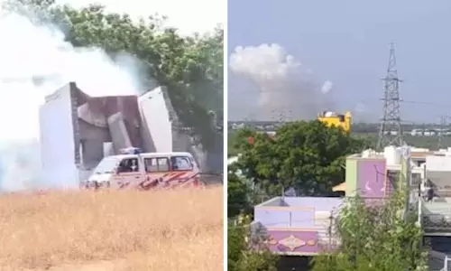 Tamil Nadu : विरुधुनगर में पटाखा फैक्ट्री हादसा, मची अफरा-तफरी Tamil Nadu : विरुधुनगर में पटाखा फैक्ट्री हादसा, मची अफरा-तफरी
