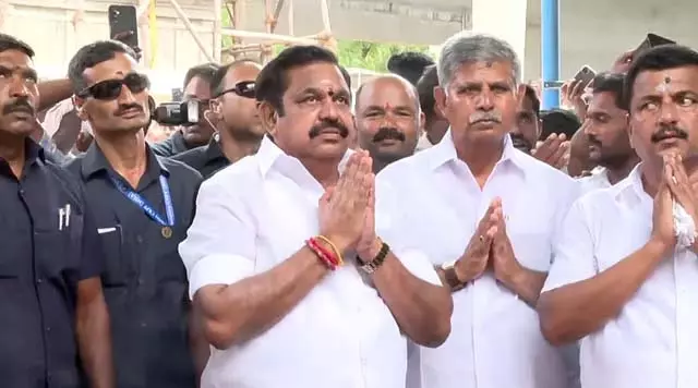 Tamil Nadu : एडप्पादी पलानीस्वामी ने चुनाव प्रचार की शुरुआत की Tamil Nadu : एडप्पादी पलानीस्वामी ने चुनाव प्रचार की शुरुआत की