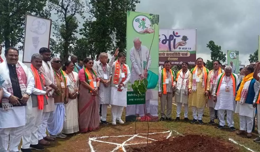 बीजेपी नेताओं ने मैनपाट में वृक्षारोपण कर पर्यावरण संरक्षण का दिया संदेश बीजेपी नेताओं ने मैनपाट में वृक्षारोपण कर पर्यावरण संरक्षण का दिया संदेश