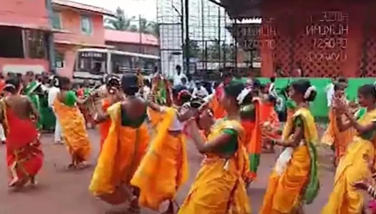 GOA: कसारपाल शासकीय हाई स्कूल में आषाढ़ी एकादशी दिंडी भक्तिभाव से मनाई गई GOA: कसारपाल शासकीय हाई स्कूल में आषाढ़ी एकादशी दिंडी भक्तिभाव से मनाई गई