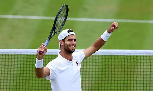 Wimbledon 2025 : खचानोव ने क्वार्टरफाइनल में बनाई जगह Wimbledon 2025 : खचानोव ने क्वार्टरफाइनल में बनाई जगह