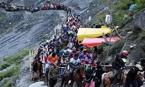 चार दिनों में करीब 70,000 श्रद्धालुओं ने की अमरनाथ यात्रा