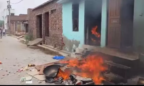 Haryana :  भिवानी गांव में मुस्लिम परिवार के घरों में आग लगा दी गई