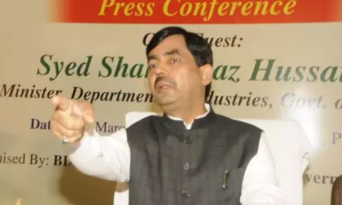 शाहनवाज हुसैन ने वोटर वेरिफिकेशन विवाद पर विपक्ष को लताड़ा, बोले- ये सिर्फ डर फैलाने की राजनीति