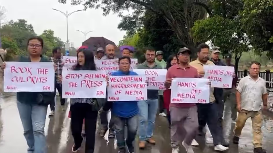 ग्वालटाबी घटना पर सरकार की चुप्पी के खिलाफ Manipur के पत्रकार धरना देंगे