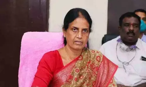 बीआरएस, नमस्ते तेलंगाना के प्रयासों के कारण किसानों को भूखंड मिले: Sabitha Indra Reddy बीआरएस, नमस्ते तेलंगाना के प्रयासों के कारण किसानों को भूखंड मिले: Sabitha Indra Reddy