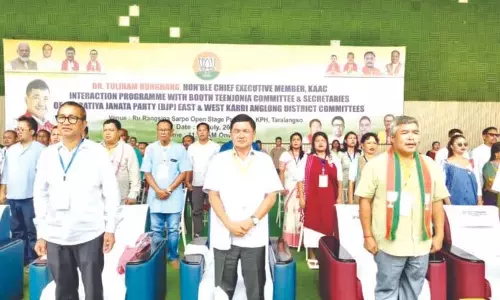 CEM तुलीराम रोंगहान ने कार्बी आंगलोंग में भाजपा के जमीनी स्तर पर संपर्क अभियान का नेतृत्व किया