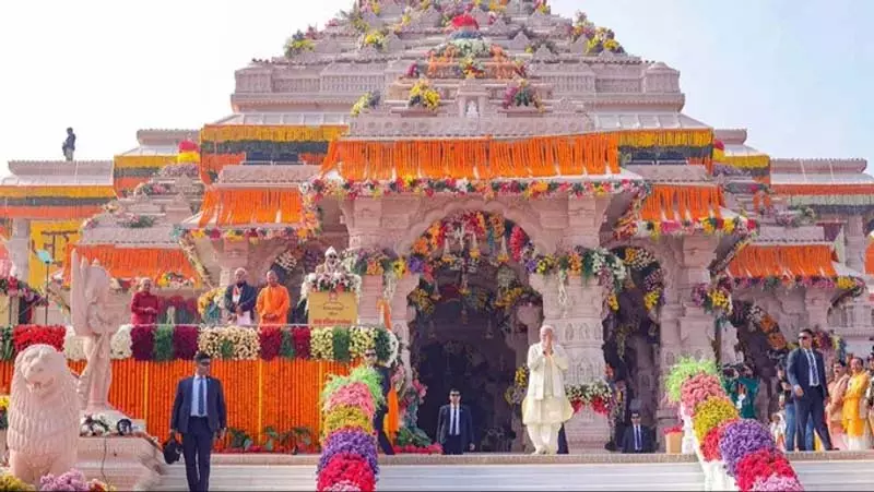 राम मंदिर में ध्वजारोहण नवंबर में होने की संभावना राम मंदिर में ध्वजारोहण नवंबर में होने की संभावना