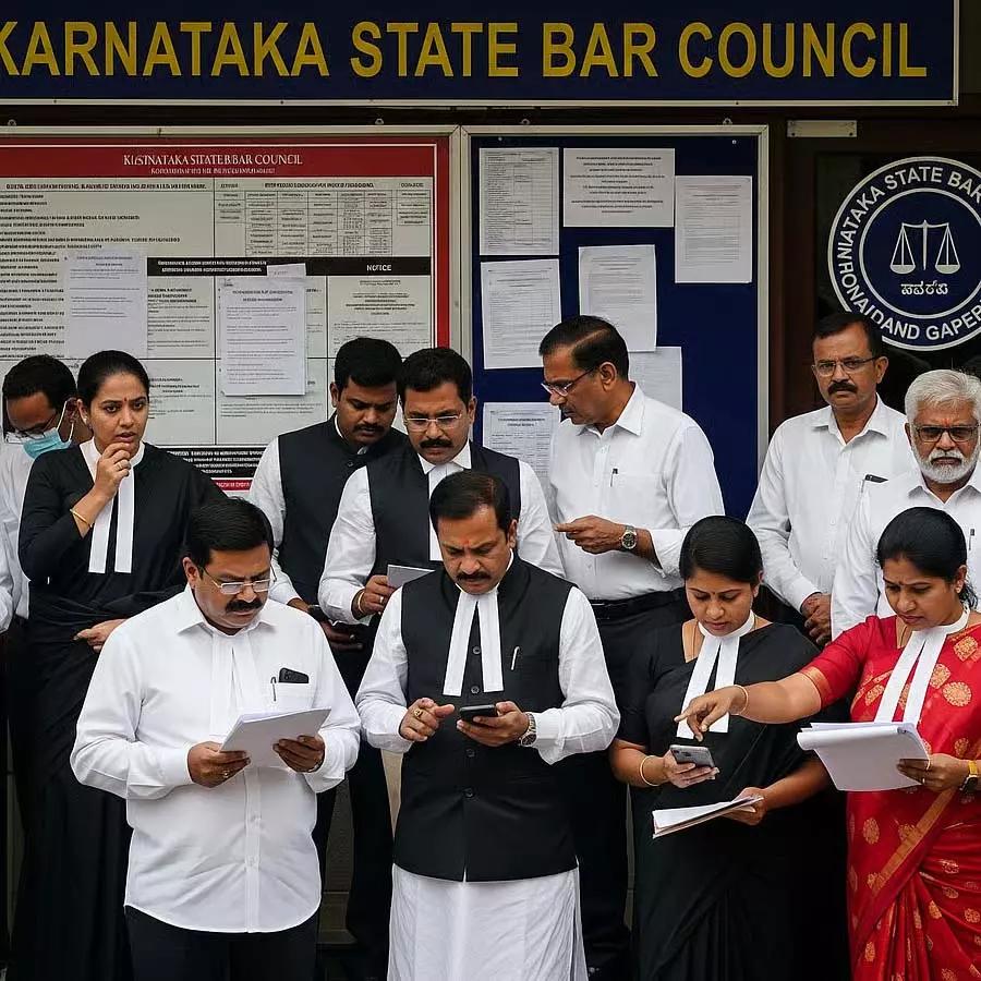 Karnataka : 1,500 वकीलों के चार्टर निलंबित Karnataka : 1,500 वकीलों के चार्टर निलंबित