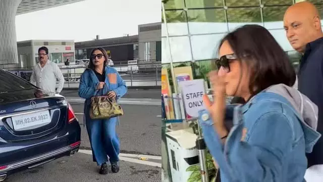 एयरपोर्ट पर छाईं Rani Mukherjee कूल लुक में कराया फोटोशूट एयरपोर्ट पर छाईं Rani Mukherjee कूल लुक में कराया फोटोशूट