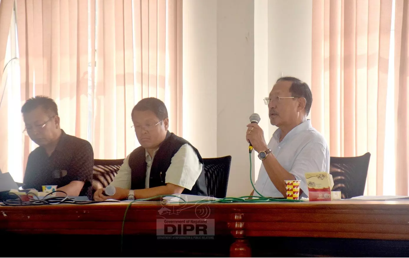 Nagaland : डीपीडीबी चुमाउकेडिमा बैठक Nagaland : डीपीडीबी चुमाउकेडिमा बैठक
