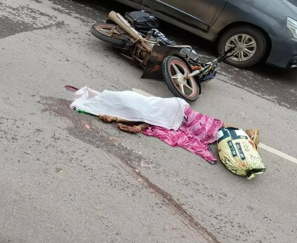 Raipur Breaking: तेज रफ्तार ट्रक की चपेट में आई महिला, ऑन द स्पॉट डेथ Raipur Breaking: तेज रफ्तार ट्रक की चपेट में आई महिला, ऑन द स्पॉट डेथ