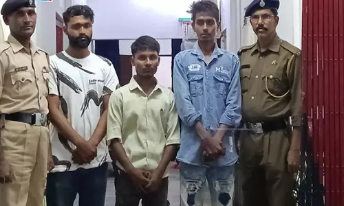 Agartala railway station पर 3 किलो से ज़्यादा गांजा के साथ तीन ड्रग तस्कर पकड़े गए