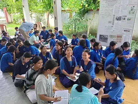 IITians ने बांसा लाइब्रेरी में गणित कार्यशाला आयोजित की