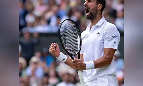 Wimbledon: जोकोविच ने डी मिनौर की चुनौती का सामना करते हुए क्वार्टर फाइनल में प्रवेश किया Wimbledon: जोकोविच ने डी मिनौर की चुनौती का सामना करते हुए क्वार्टर फाइनल में प्रवेश किया