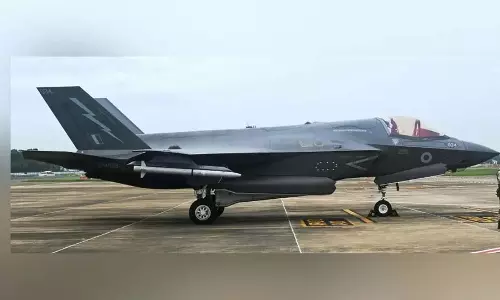 Kerala में ब्रिटिश F-35 लड़ाकू विमान की मरम्मत का काम चल रहा