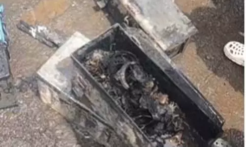 MP News: सर्राफा व्यापारी की चलती कार में अचानक लगी आग, लाखों के सोने के जेवर जलकर राख