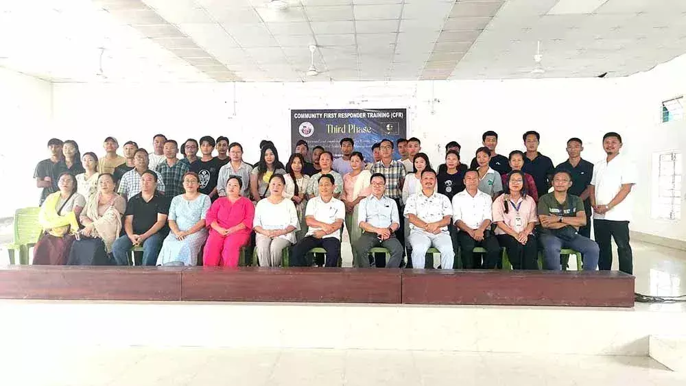 Nagaland : चुमाउकेदिमा में प्रथम प्रत्युत्तरकर्ता प्रशिक्षण जारी