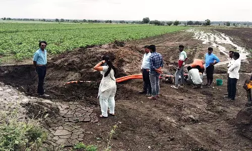 निडसनूर के पास DBOT पाइप की मरम्मत के लिए कार्रवाई की गई निडसनूर के पास DBOT पाइप की मरम्मत के लिए कार्रवाई की गई