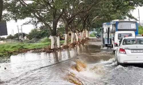नंदनकानन मार्ग हुआ मुश्किलों भरा, सड़क बनी यात्रियों की मुसीबत