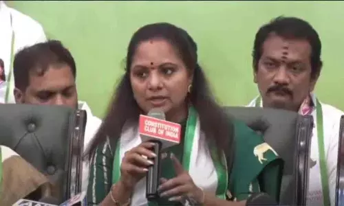 अगर बीसी विधेयक पारित नहीं हुआ तो ट्रेन के पहिये आगे नहीं बढ़ पाएंगे:MLC Kavitha