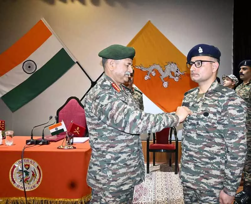 Bhutan में अनुकरणीय सेवा के लिए नूरपुर के मेजर को सम्मानित किया गया Bhutan में अनुकरणीय सेवा के लिए नूरपुर के मेजर को सम्मानित किया गया