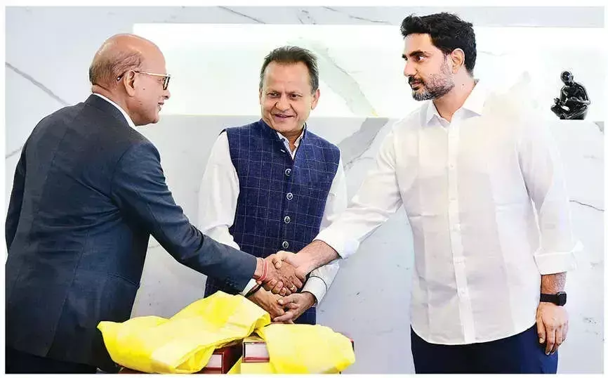 Andhra: सत्व समूह 1,500 करोड़ रुपये के निवेश से विशाखापत्तनम में परिसर स्थापित करेगा Andhra: सत्व समूह 1,500 करोड़ रुपये के निवेश से विशाखापत्तनम में परिसर स्थापित करेगा