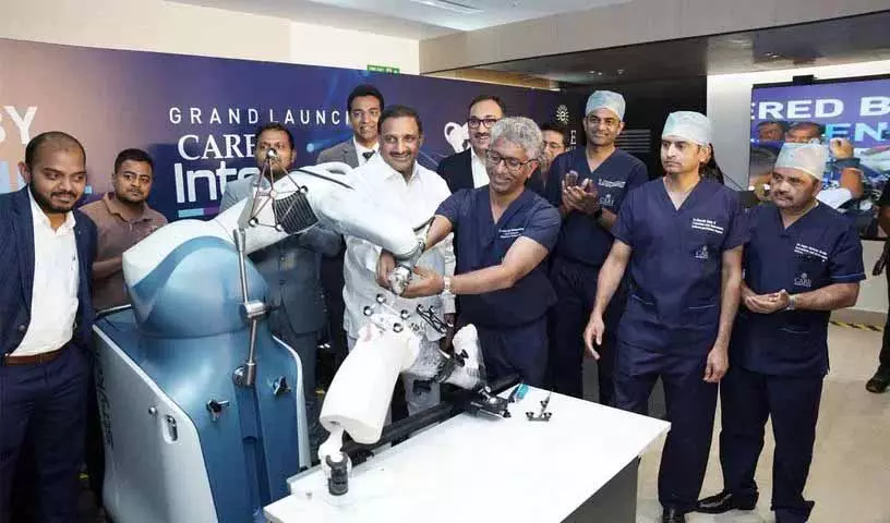 Care Hospitals ने एआई-संचालित स्ट्राइकर माको रोबोटिक सिस्टम लॉन्च किया Care Hospitals ने एआई-संचालित स्ट्राइकर माको रोबोटिक सिस्टम लॉन्च किया