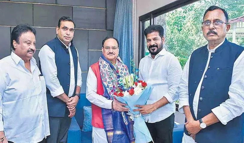 सीएम रेवंत रेड्डी ने दिल्ली में होने वाली बैठक रद्द कर दी सीएम रेवंत रेड्डी ने दिल्ली में होने वाली बैठक रद्द कर दी
