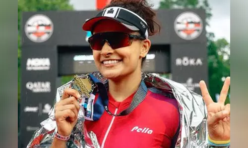 Saiyami Kher ने एक साल के अंदर दो बार आयरनमैन 70.3 ट्रायथलॉन पूरा किया