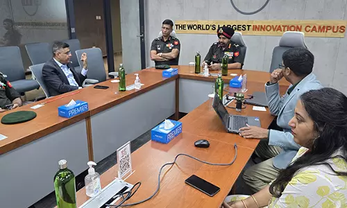 लेफ्टिनेंट जनरल केएस बरार, जीओसी दक्षिण भारत क्षेत्र ने Hyderabad में उद्योगों का दौरा किया लेफ्टिनेंट जनरल केएस बरार, जीओसी दक्षिण भारत क्षेत्र ने Hyderabad में उद्योगों का दौरा किया