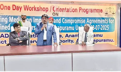 Andhra: मध्यस्थों के लिए एक दिवसीय कार्यशाला आयोजित