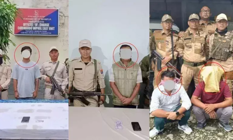 Manipur: घाटी के दो जिलों में केसीपी के चार उग्रवादी गिरफ्तार