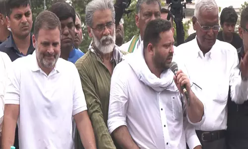 चुनाव आयोग गोदी आयोग बन गया है: बिहार बंद रैली में Tejashwi Yadav
