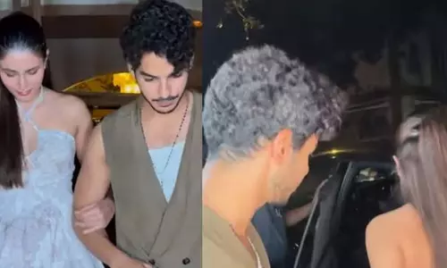 Ishaan Khatter : डिनर डेट के बाद चांदनी बेन्ज़ को कार तक पहुंचाया