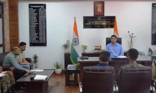 DC पुंछ ने SRO-43 मामलों की समीक्षा के लिए बैठक की अध्यक्षता की