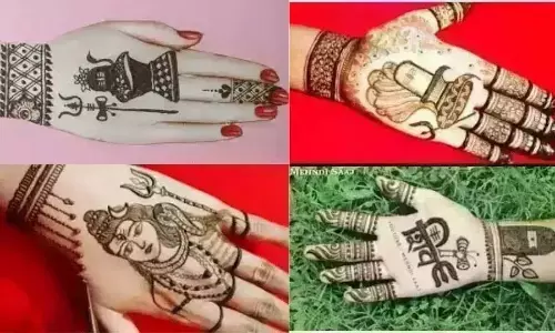 सावन की हरियाली में रचाएं शिव-पार्वती से प्रेरित सुंदर मेहंदी डिज़ाइन्स