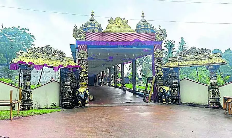 Chaturmasya : सजाये गए कोणल्ली कल्याण मंडप Chaturmasya : सजाये गए कोणल्ली कल्याण मंडप