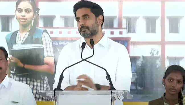 हम शिक्षा विभाग के माध्यम से एक करोड़ पौधे लगाएंगे: Lokesh हम शिक्षा विभाग के माध्यम से एक करोड़ पौधे लगाएंगे: Lokesh