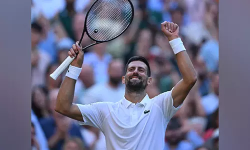 Wimbledon: जोकोविच ने सिनर से सेमीफाइनल मुकाबला जीता, कोबोली को हराया Wimbledon: जोकोविच ने सिनर से सेमीफाइनल मुकाबला जीता, कोबोली को हराया
