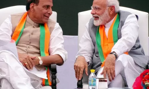 PM मोदी ने राजनाथ सिंह को जन्मदिन की बधाई दी PM मोदी ने राजनाथ सिंह को जन्मदिन की बधाई दी