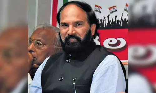 कृष्णा नदी के जल में उचित हिस्सेदारी के लिए हमारी लड़ाई में कोई कमी नहीं आएगी: Minister Uttam कृष्णा नदी के जल में उचित हिस्सेदारी के लिए हमारी लड़ाई में कोई कमी नहीं आएगी: Minister Uttam