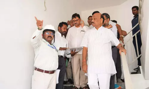 स्पीकर ने अमरावती में MLA/MLA सदस्य आवासों के कार्यों की समीक्षा की